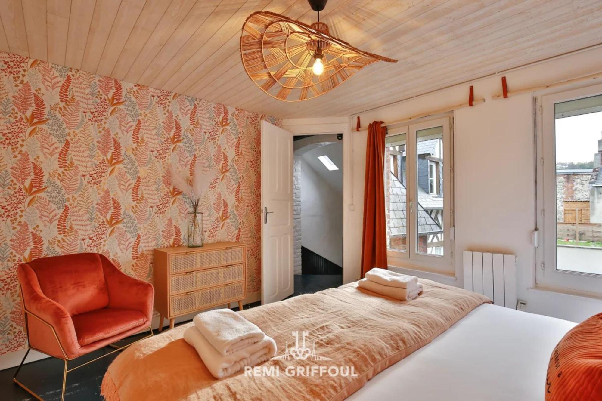 L'Atelier D'Elea 4 Terrace - Industrial-Chic In The Heart Of Honfleur 빌라 외부 사진