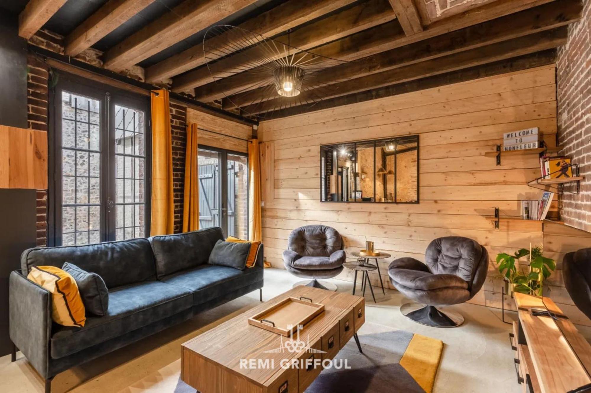 L'Atelier D'Elea 4 Terrace - Industrial-Chic In The Heart Of Honfleur 빌라 외부 사진