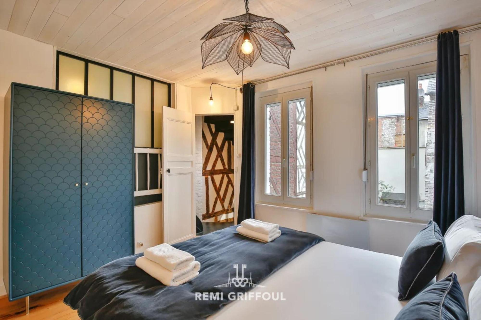 L'Atelier D'Elea 4 Terrace - Industrial-Chic In The Heart Of Honfleur 빌라 외부 사진
